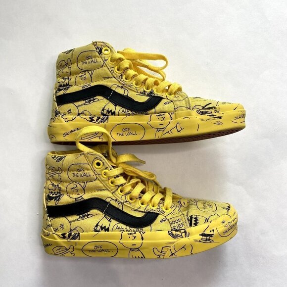 Vans x Peanuts Sk8-Hi Charlie Brown Maize 4 - Picture 9 of 11